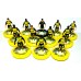Subbuteo Andrew Table Soccer AEK Athens 2024-25 on WSB Professional bases